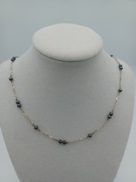 Sterling Beaded Necklace