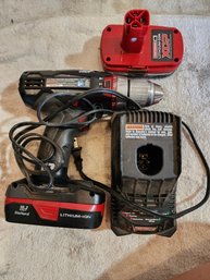 Craftsman Drill With Charger And Extra Battery