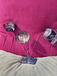 Metal Floral Decor