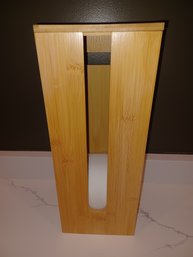 Bamboo Wood Style Toilet Paper Roll Holder