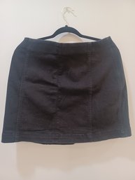 Wild Fable Black Jean Skirt Size 16