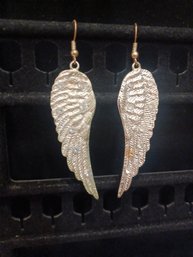 Wings Pierced Earrings