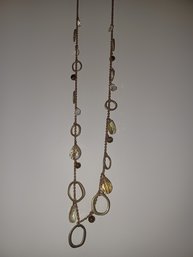 Loft Outlet Beaded & Circles Necklace