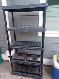 5 Shelf Plastic Storage Rack