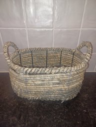 Straw Wicker Decorative Basket