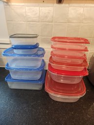 11 Pieces Mixed Tupperware