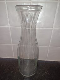 Clear Vase 11in Tall