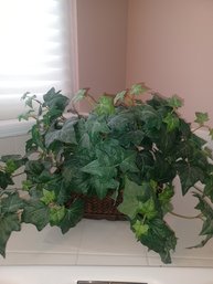 Vine Foliage In Basket, Fake Plant