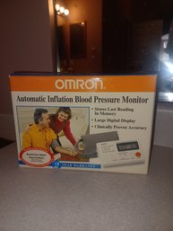 Omron Automatic Inflation,  Blood Pressure Monitor