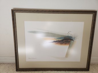 Framed & Matted Clarence Kincaid Artwork 29'x24'