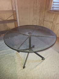 Round Metal Table