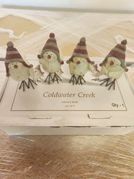 Coldwater Creek Whimsy Birds