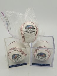 Spring Training Rockies Baseball 1994, 1996, And 1997