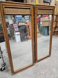 Two Large Hanging Mirrors