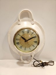 Lanshire Metal Pot Wall Clock