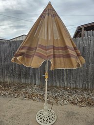Outdoor Umbrella And Stand