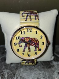 Elephant Rose Gold Tone Watch