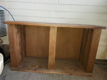 Wooden 2 Cubby Plant Stand Table