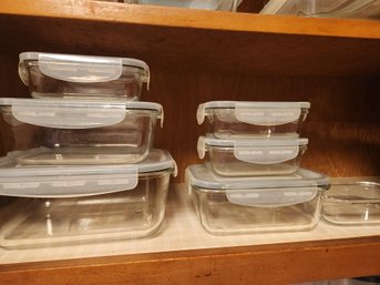 7 Mason Craft And More Glass Storage Containers.