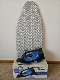 Hamilton Beach Full-size Iron And Portable Ironing Board