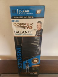 New Copper Fit Orthotic Insoles