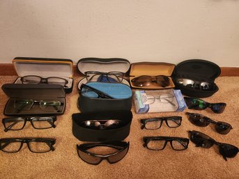 19 Assorted Sunglasses And Reading Glasses