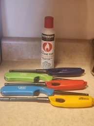 5 Multi Purpose Lighters And Butane Fuel