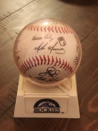 Colorado Rockies Ottagraf Baseball Not Authenticate