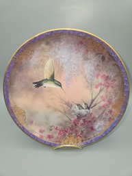 Nature's Little Treasure Humming Bird Plate 1993