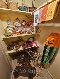 Huge Lot Of Fall And Holiday Decor