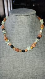 Multi Tone Rock Necklace