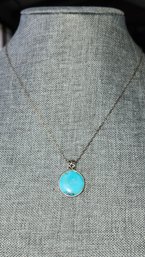 Sterling Silver 925 Turquoise Necklace