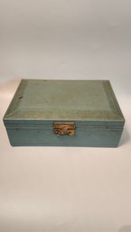 Vintage Blueish Jewelry Box