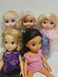 Disney Princess Dolls X 5