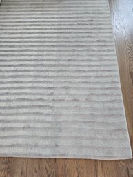 Ben Soleimani Wool Textured Striped Rug 8'x10'