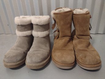 2 Pairs Kool Aburra By UGG Boots Size 11