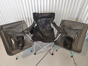 3 Portable Outdoor Chairs