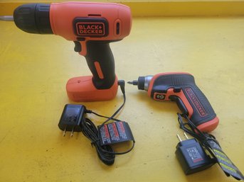 2 Black And Decker Chargeable Drills