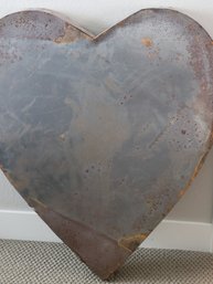 Large Rustic Metal Heart Wall Decor