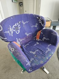 Purple Kantha Chair