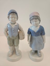 Gerold Porzellan Boy And Girl Figurines