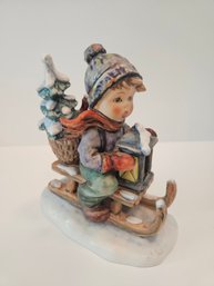 Vtg Hummel 'Ride Into Christmas ' Figurine