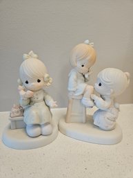 2 Precious Moments Figurines 1989 And 1995