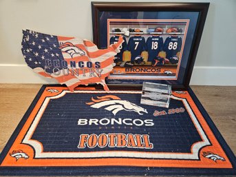 Denver Broncos Decor Lot