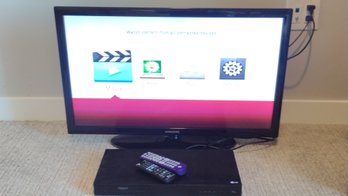 32' Samsung TV And LG Blu Ray Player