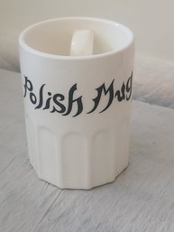 Vintage Ceramic Polish Novelty Mug