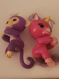 Fingerlings Purple Monkey And Pink Unicorn  Talking Toys