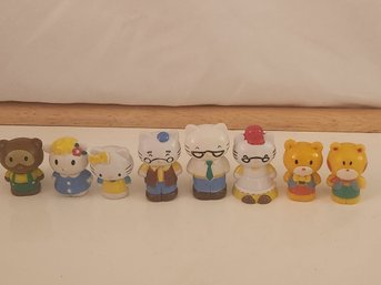 8 Vintage Hello Kitty And Friends Sanrio Figures