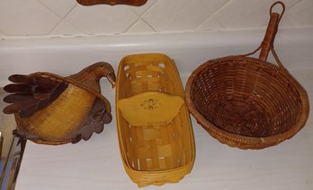 Longaberger Basket X 2 More