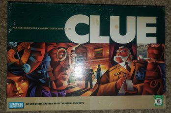 Clue Parker Brothers Board Game